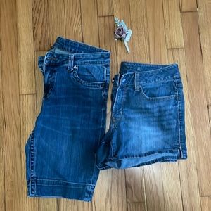 Womens Kut and Faded Glory shorts size 10